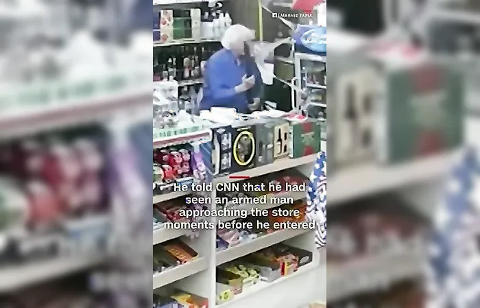 80-year-old store owner shoots armed robber