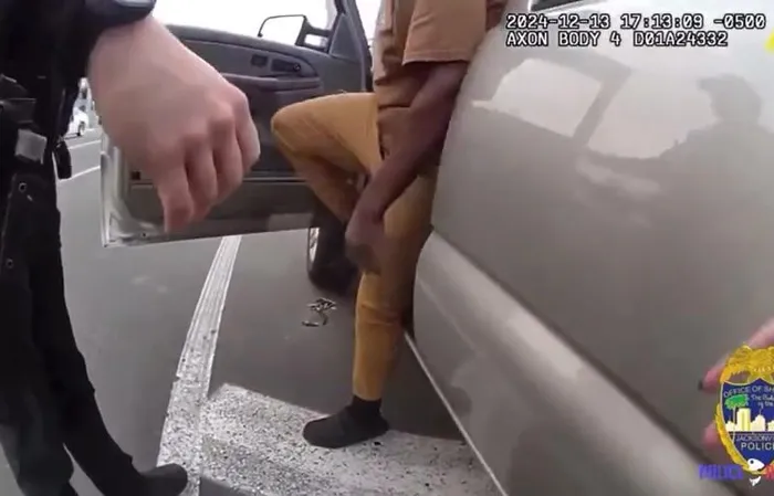 Female officer FIRED after accidentally shooting man with his own gun at a traffic stop