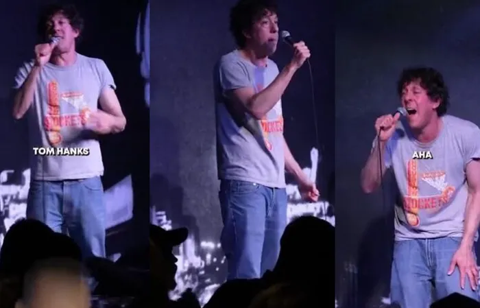 Comedian does impression of Tom Hanks finding out he's on Epstein List