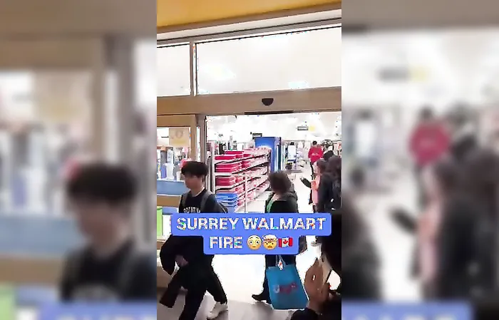 Clothes got lit on fire at Walmart