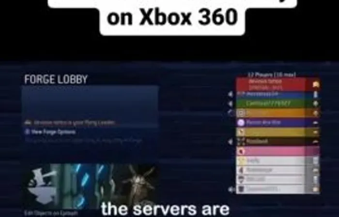 Last Halo 3 lobby on Xbox 360