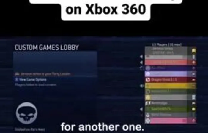 Last Halo 3 lobby on Xbox 360