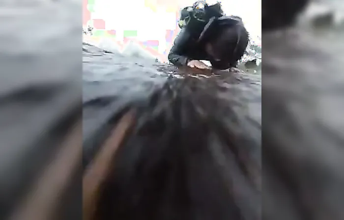 Man falls off cliff hiking in the rain, then he got lucky
