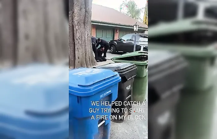 Suspected arsonist arrested in California