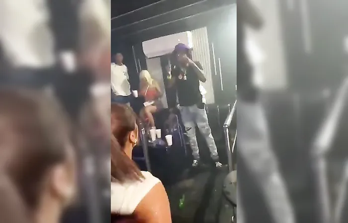 Lady catches her man being DISLOYAL in the club