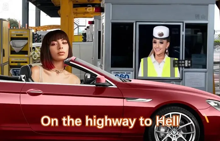 Funny meme video with lady singers