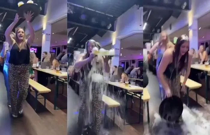 Drinks are on her!