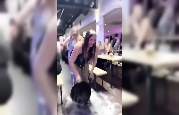 Drinks are on her!