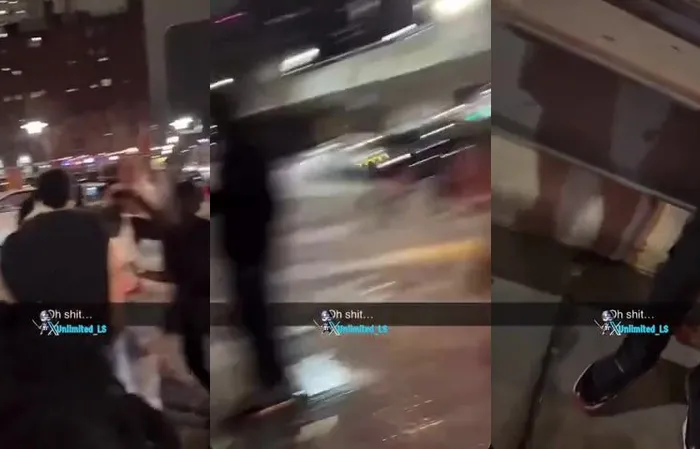 Massive brawl results in shooting involving off-duty cop working as security guard
