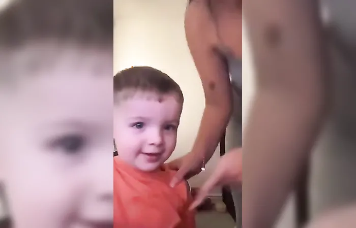 Little boy gets to say ONE bad word, makes the best of it