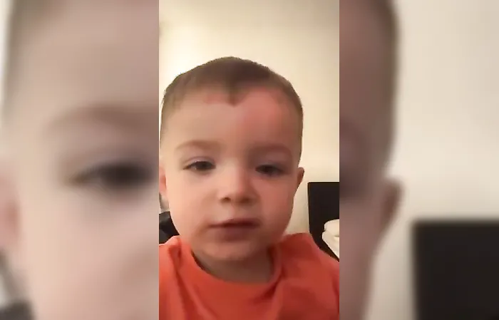 Little boy gets to say ONE bad word, makes the best of it