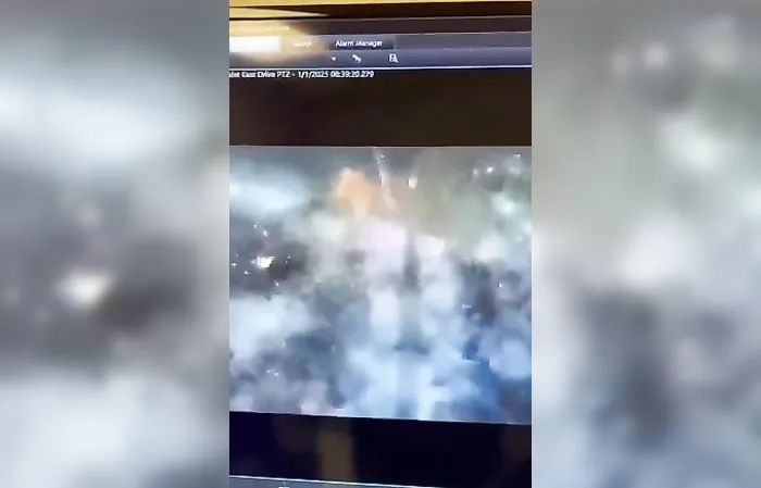 Footage shows Cybertruck explode in front of Trump Hotel