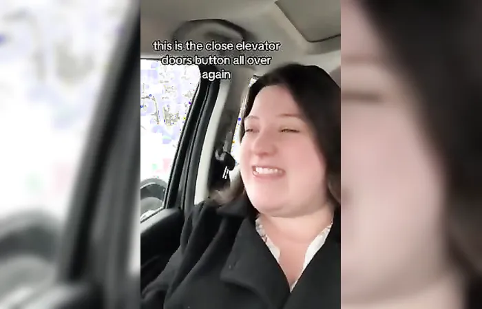 Woman freaks out over 'logging into things'