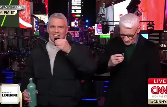 Anderson Cooper and Andy Cohen mocked for CRINGE NYE special