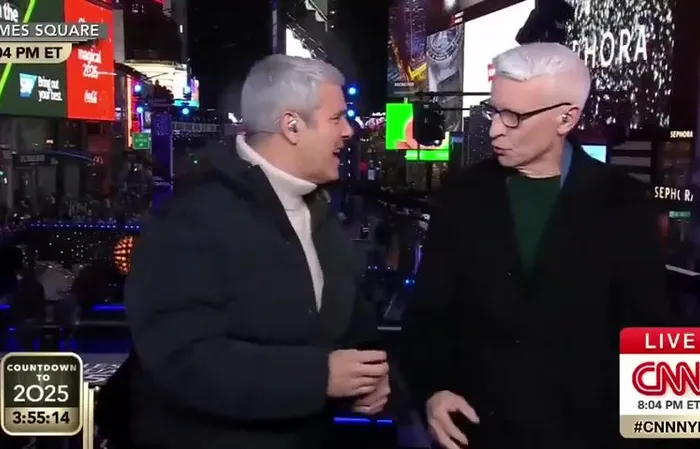 Anderson Cooper and Andy Cohen mocked for CRINGE NYE special