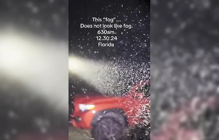 People keep posting videos of 'weird fog'