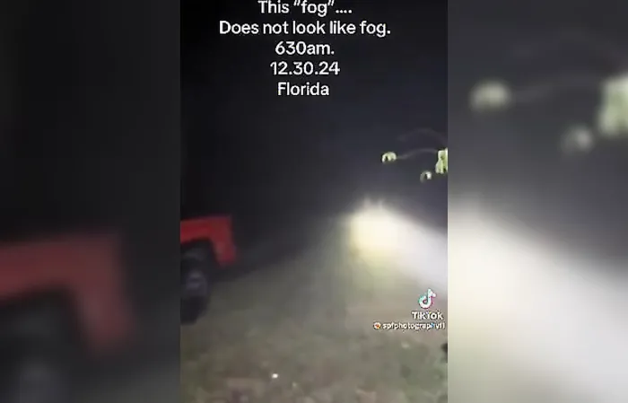 People keep posting videos of 'weird fog'