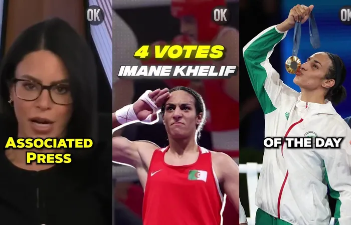 Imane Khelif received four votes for Female Athlete of the Year