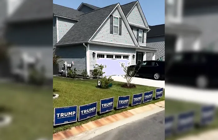 HOA snitch suffers meltdown over Trump signs