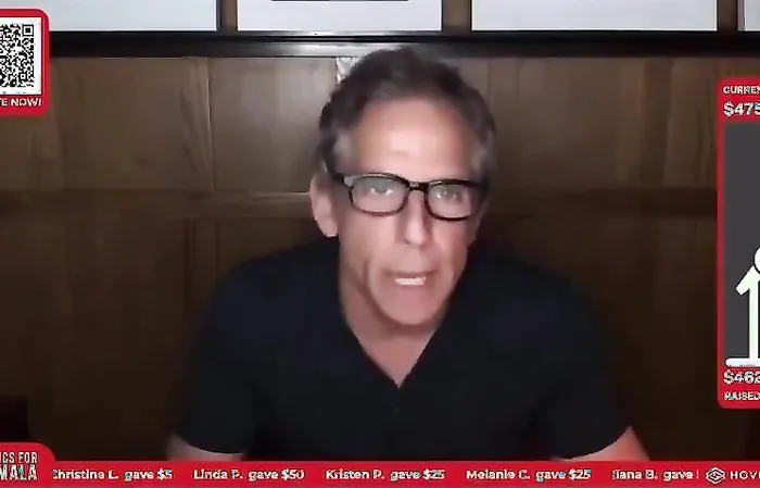 Ben Stiller sells out for Kamala Harris