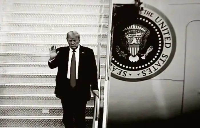 Donald Trump returns, shares video