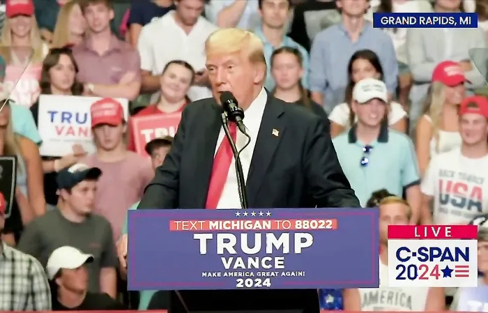 You can tell a lot by a laugh… She’s nuts - Trump's choice Words for Kamala Harris