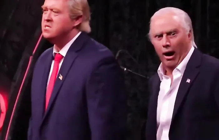 Comedians portray Donald Trump and Joe Biden