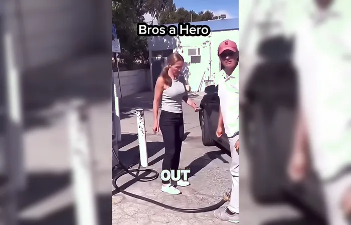 They were about to fill Tesla tires with PROPANE