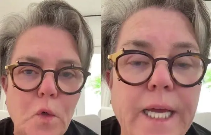 Rosie O'Donnell emerges to record a 4 minute meltdown