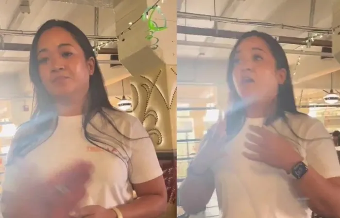 Woman claims family was kicked out for complaining about man in women's restroom