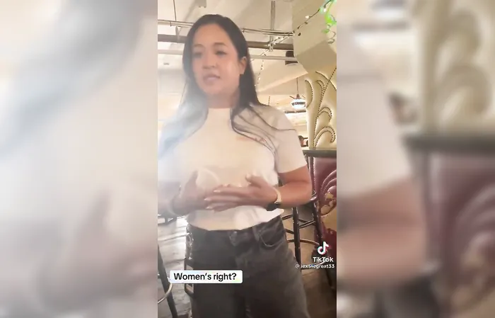 Woman claims family was kicked out for complaining about man in women's restroom