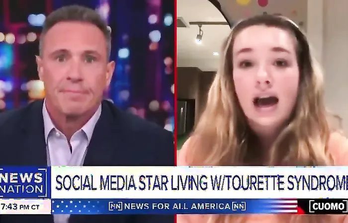 Chris Cuomo busts out laughing during interview with Tourette’s girl