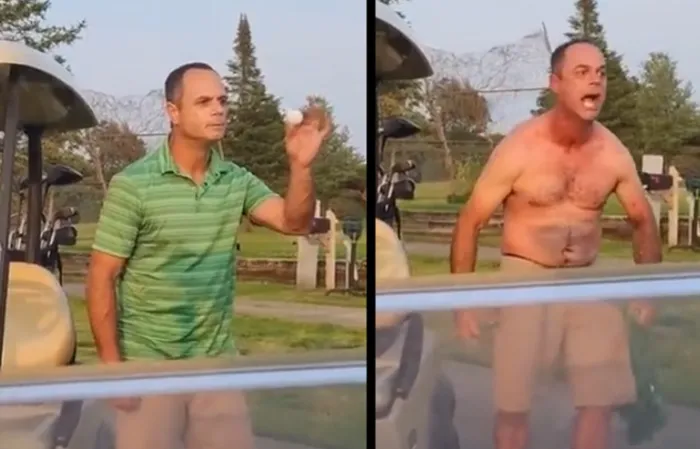 You F*ckin come get it - Dramatic incident explodes on golf course