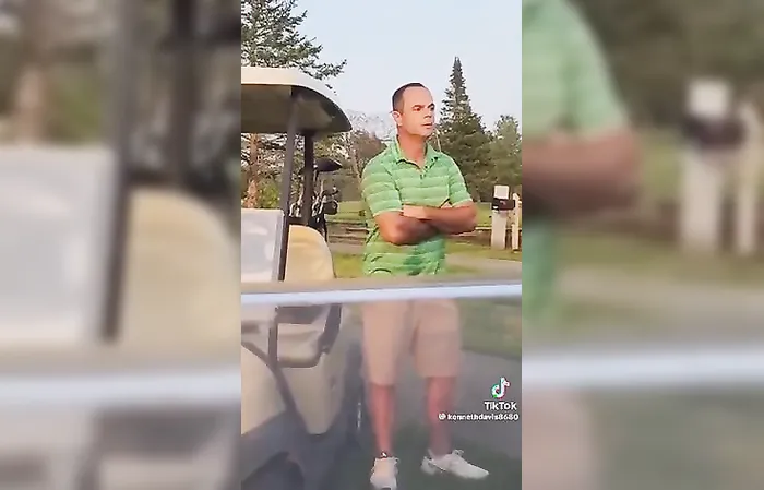 You F*ckin come get it - Dramatic incident explodes on golf course