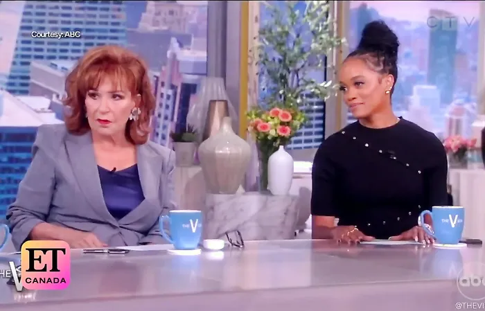 The View hosts laugh about Joy Behar falling on stage