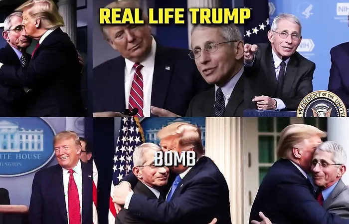 DeSantis campaign busted using fake AI photos of Trump embracing Fauci