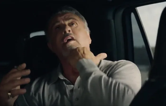 What the f--k is with the pronouns? Stallone car scene from Tulsa King