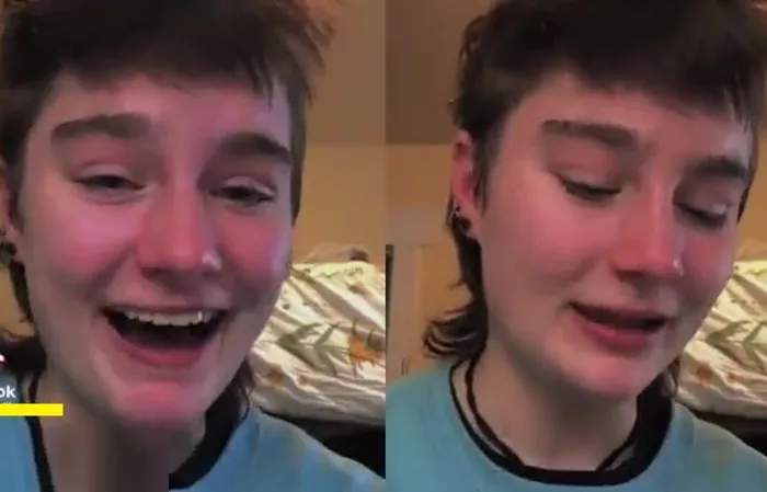 Lady is crying because Grandma won't call her 'Mike' - but still loves her
