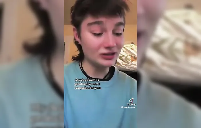 Lady is crying because Grandma won't call her 'Mike' - but still loves her