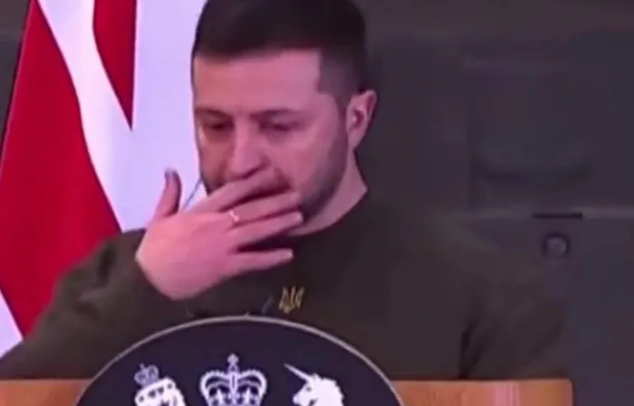 Why does Zelensky sniff so much during interviews?