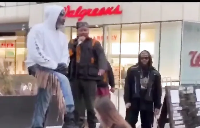 Woman bends at the knee to become a real life boot licker