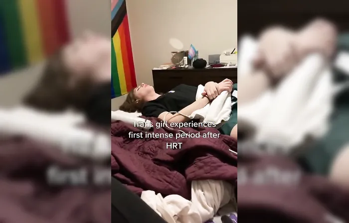 Trans girl experiences first 'period' except there's only one problem...