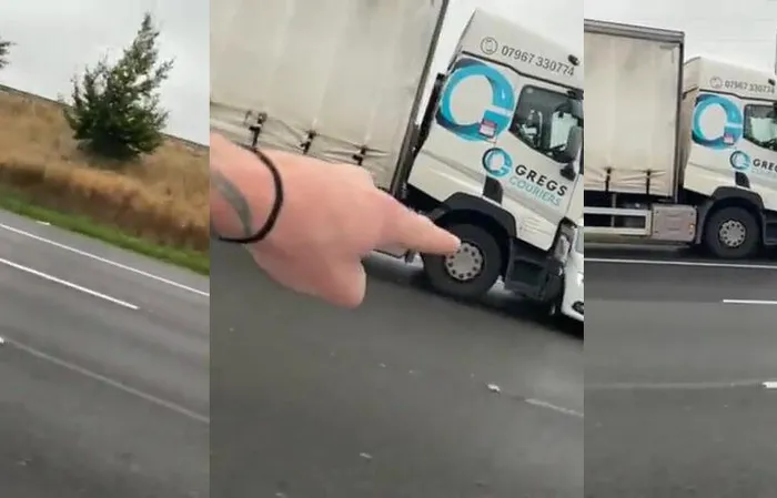 Dragging a car under your windshield