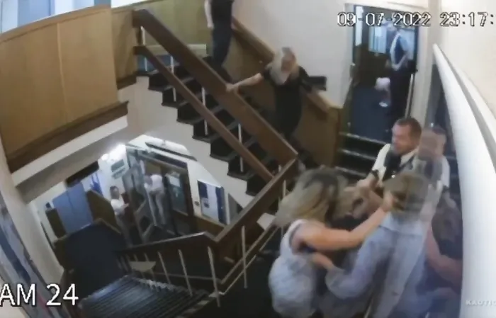 How did she get down there?