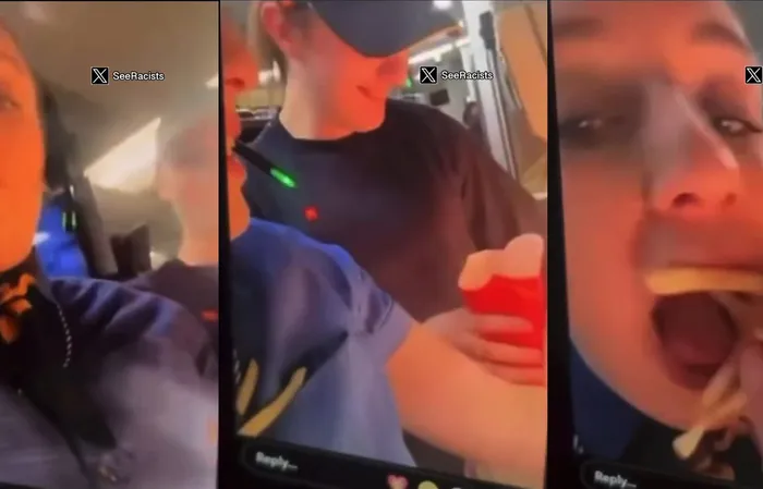 LICKITY SPLIT! McDonald’s worker stuffed fries in her mouth