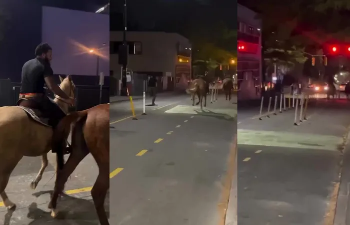 YEE-NAWWWWW: Dude scared his horse, then it got hit by a car