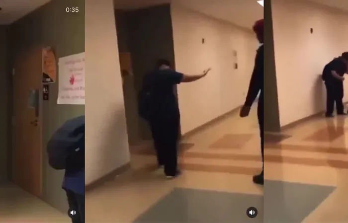 Autistic kid randomly attacked by bonnet wearing douchebag
