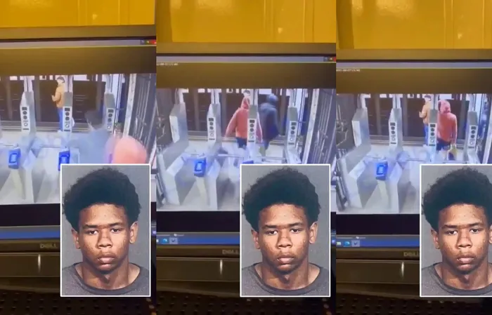 Scumbag pushed a man in front of moving train