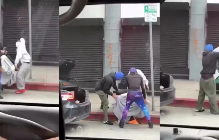 OOPS - tried to steal a delivery robot, then they found out