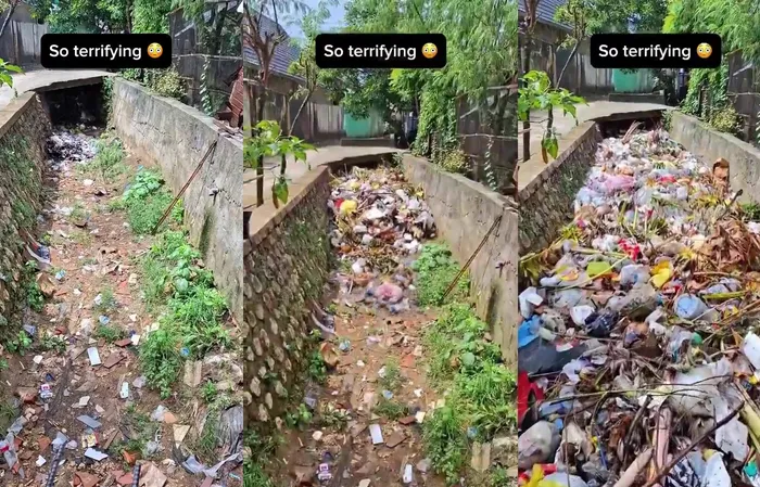 Welcome to India, this is our best smelling creek